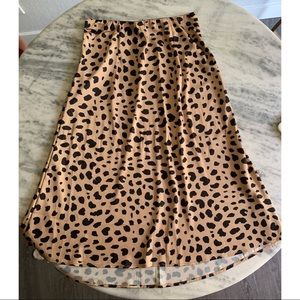 Animal Print Skirt